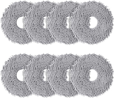 4 Pzas Almohadillas Microfibra para Roborock Saros 10R Qrevo