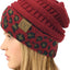 Gorro punto trenzado grueso elástico invierno otoño