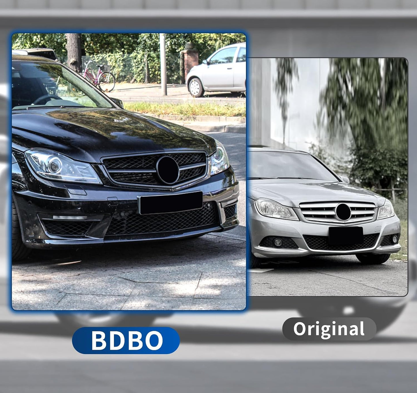 Parrilla delantera Mercedes W204 Clase C 08-14 estilo AMG