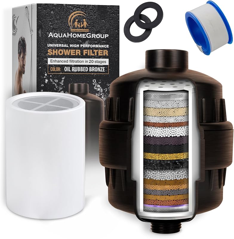 Filtro ducha 20 etapas C E A reduce cloro metales pesados