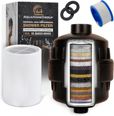 Filtro ducha 20 etapas C E A reduce cloro metales pesados