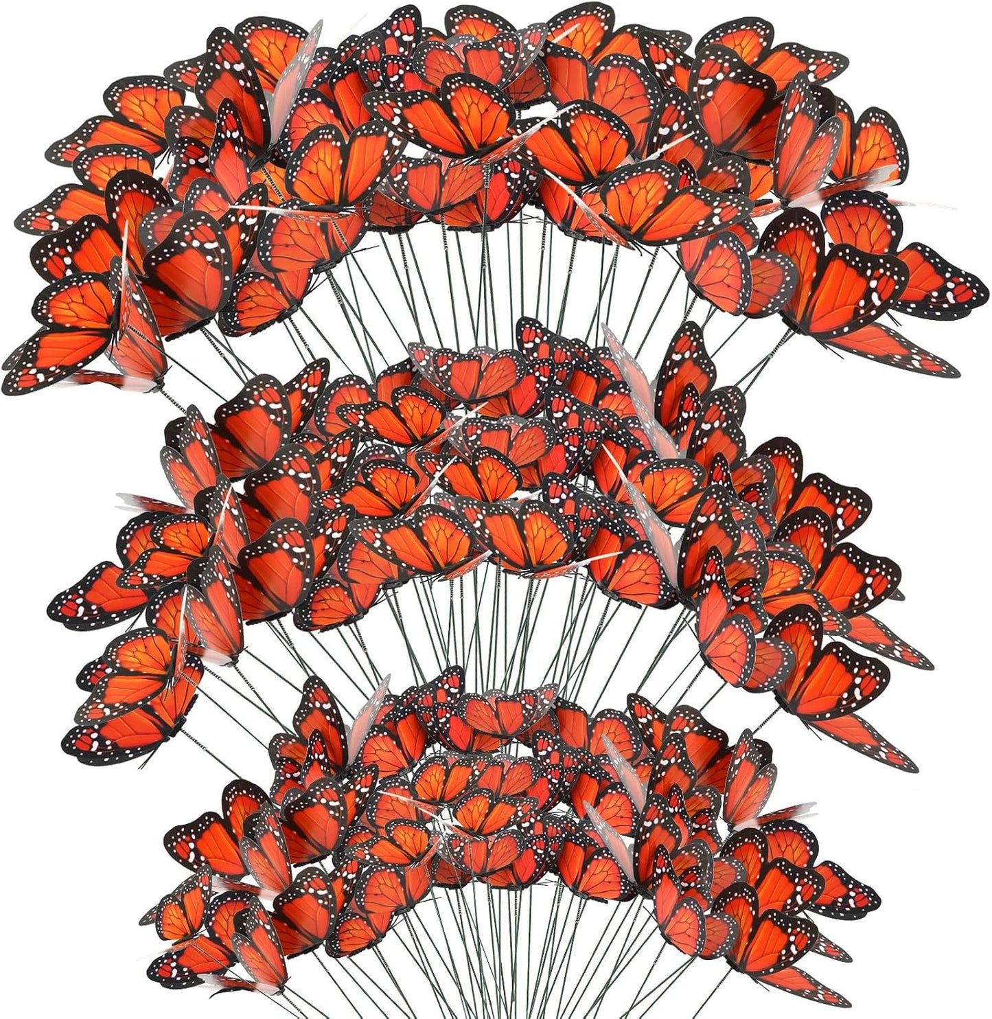 75 Pzas Estacas Mariposa 3D Jardín Día Muertos