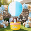 Globo inflable 5ft con cesta oso decoración baby shower