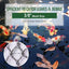 Red estanque Koi malla duradera protege peces garzas