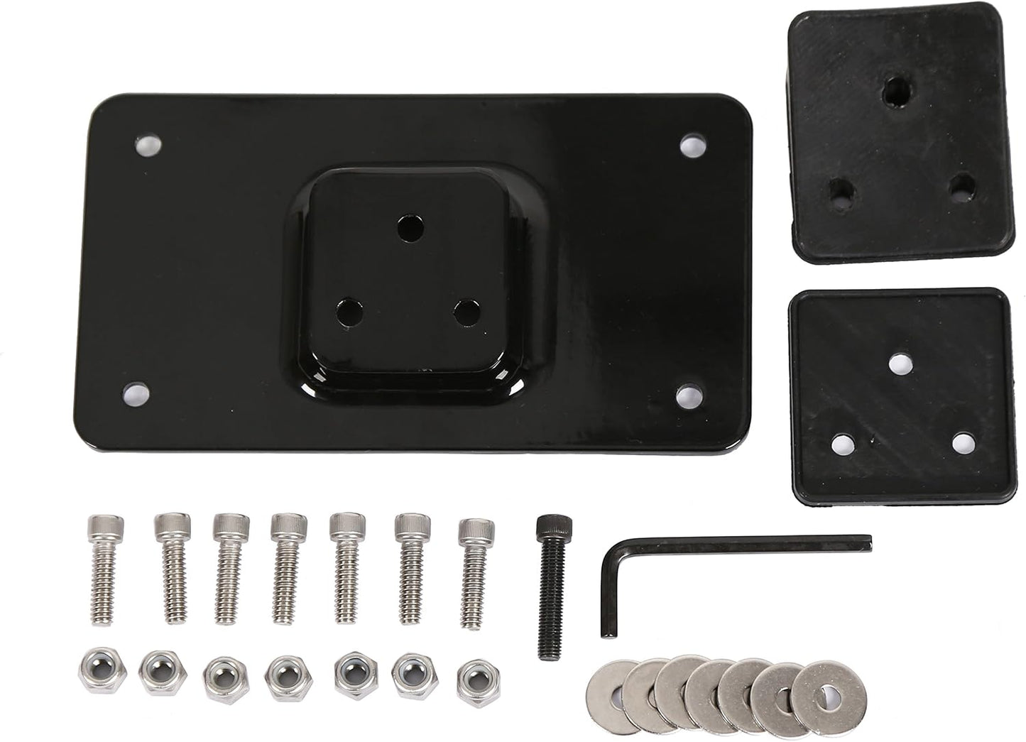 Soporte placa matrícula 3 agujeros comp Harley 73+