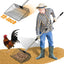 Cuchara excrementos pollo 15pulg acero inox ajustable