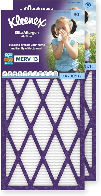 Filtro aire alérgenos 14x30" MERV 13 pack 2