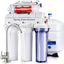 Sistema filtración agua 7 etapas UV debajo fregadero