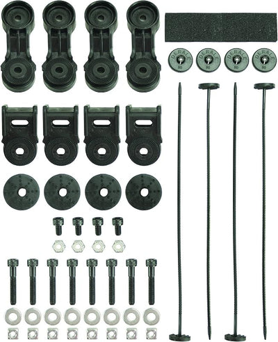 Kit montaje ventilador radiador color negro