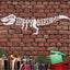 Cartel cumpleaños dinosaurio T-Rex Raptor fiesta