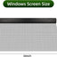 Rollo malla ventana 36pulg x100ft reemplazo puerta pantalla negro