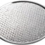Bandeja acero inox redonda patrón panal 21x21pulg