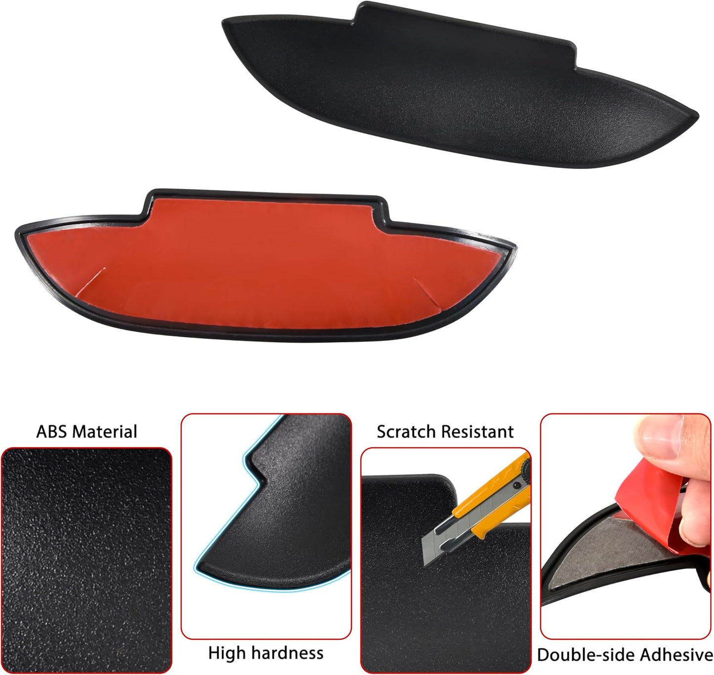 Protector manija puerta Dodge Challenger 15-23 negro