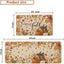 2 Tapetes Cocina Otoño Calabaza Hojas Florales Bajo Perfil