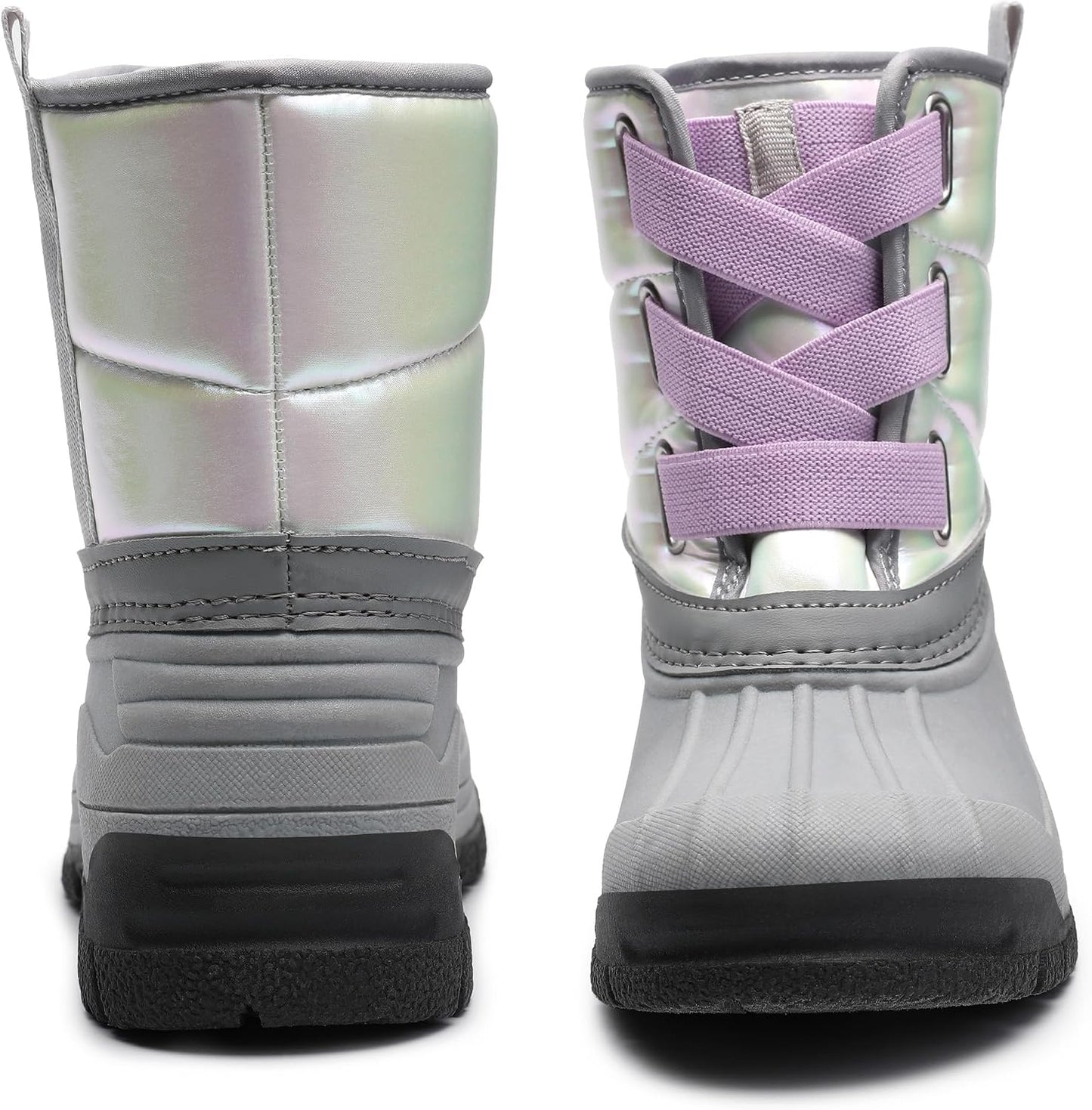 Botas invierno para niños con forro cálido antiderrap