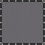 Sombra tela para sol 12x12ft con ojales gris
