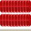 20 Reflectores Ovalados Rojos con Orificio