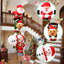 Decoración inflable Papá Noel 8" techo
