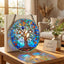 Atrapasoles colgante vitral 8pulg decoración hogar