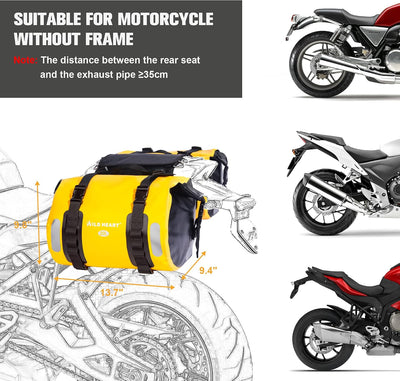 Bolsa impermeable alforjas motocicleta 40L