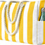 Bolsa natación mujer impermeable a rayas con cremallera