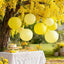 20 Linternas Papel Amarillas 6-10pulg Colgantes Decorativas