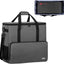 Bolsa transporte escritorio con torre PC correa hombro gris