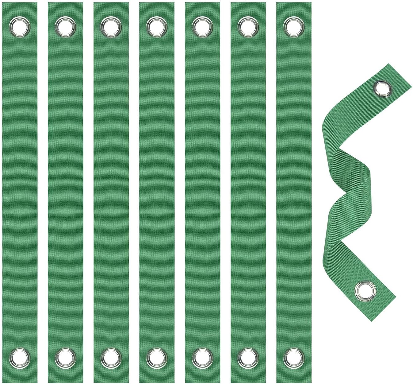 Correas para estacar árboles color verde