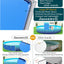 Piscina plegable para perros 48pulg plástico duro patio