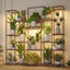 Soporte plantas con luces 17 niveles estante patio
