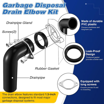 Adaptador manguera drenaje lavavajillas comp Insinkerator