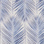 Papel pintado hojas palma azul despegar pegar