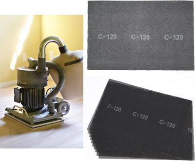 Hojas lijado 120 grano 12x18pulg pack 10 malla carburo