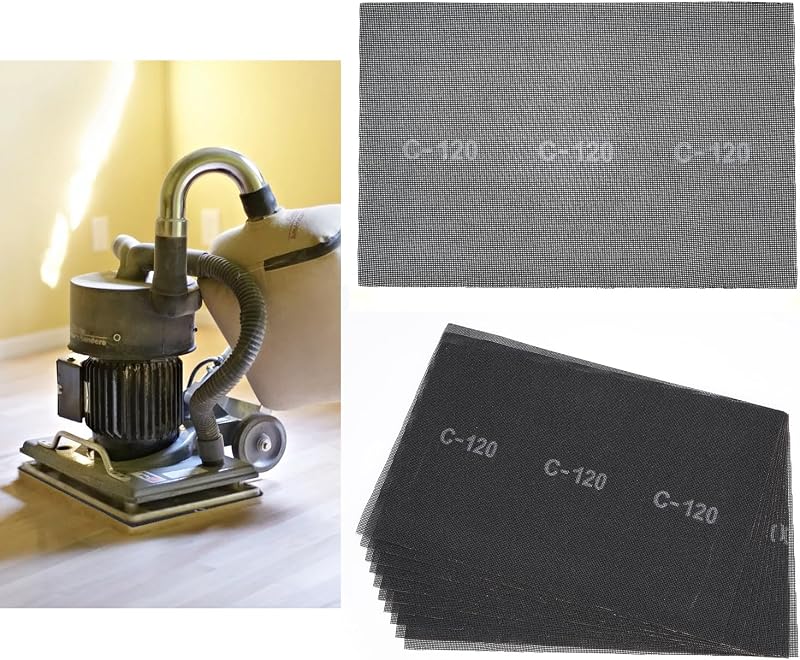 Hojas lijado 120 grano 12x18pulg pack 10 malla carburo