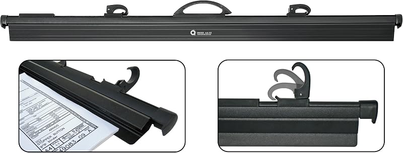 Abrazadera para colgar Quickfile 30-36pulg negro set 5
