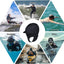 Gorro neopreno ajustable para surf y buceo hombre mujer