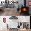 Manta fuego cocina hogar 40x40pulg pack 4