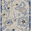 Tapete 2x8ft azul/gris para interiores fácil de limpiar