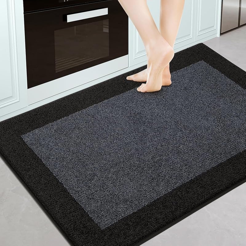 Alfombra lavable 32x48pulg antiderrap baño