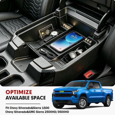 Organiz. consola central Chevy Silverado 2022-2026
