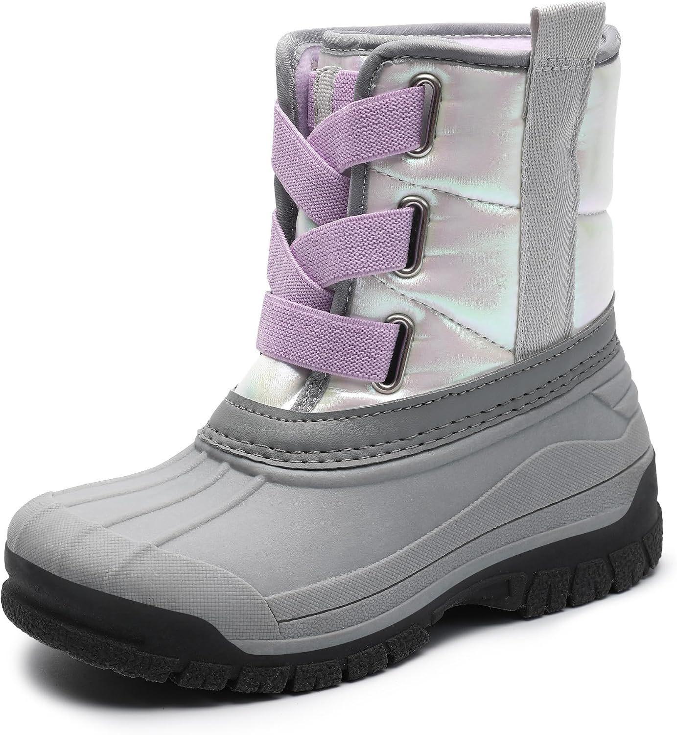 Botas invierno para niños con forro cálido antiderrap