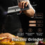 Juego molinillo sal y pimienta acero inox ajustable LED