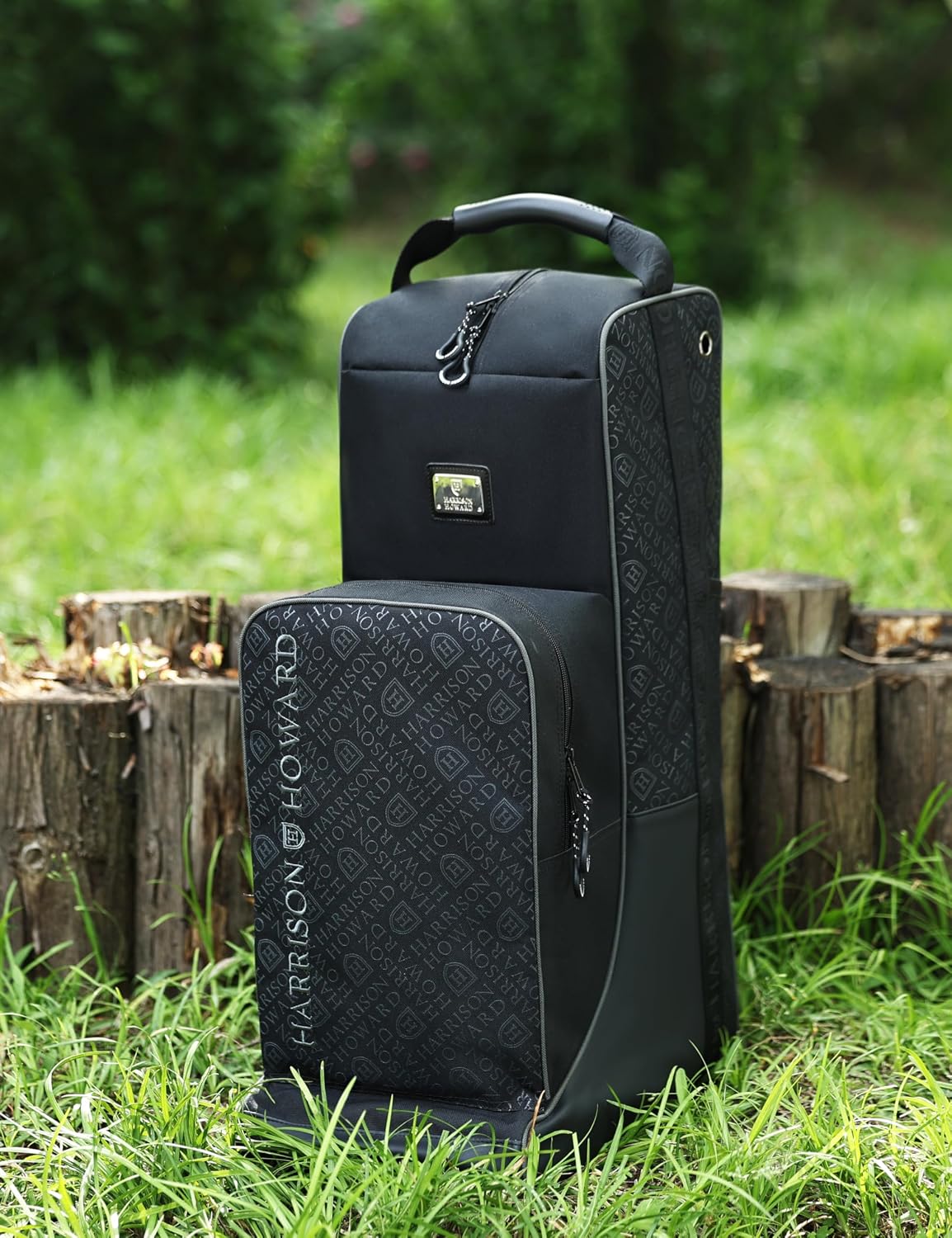 Bolsa para botas ecuestres y casco color negro