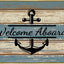 Tapete rústico náutico 17x30pulg para puerta porche