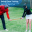 Entrenador de golpeo para golf con palo de calentamiento