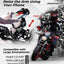 Soporte smartphone motocicleta carga inalámbrica Qi USB