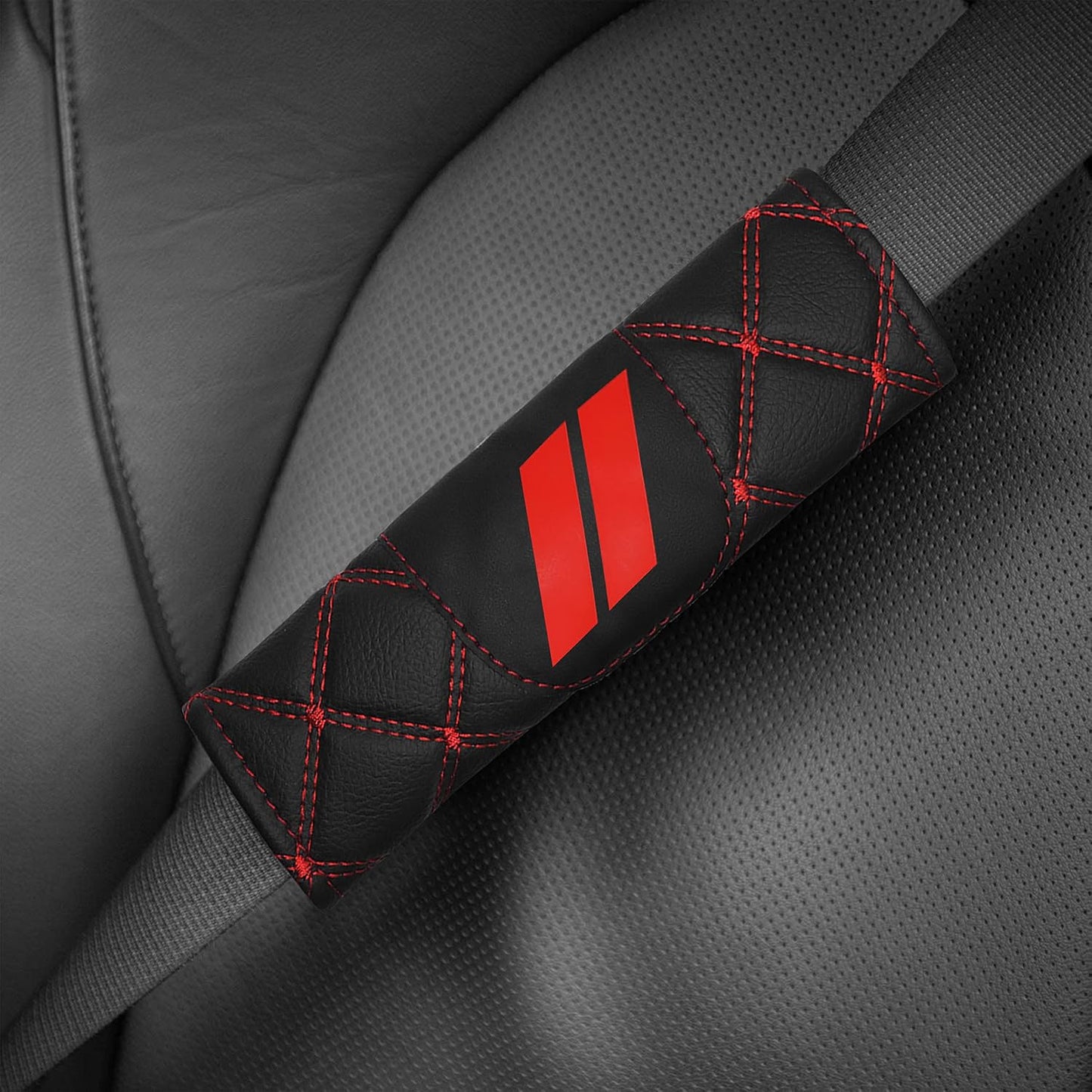 Fundas cinturón seguridad cuero antiarañazos Dodge