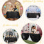 Mantel rectangular negro lentejuelas 60x120pulg para fiesta