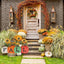Letras de otoño con calabaza estacas decorativas jardín