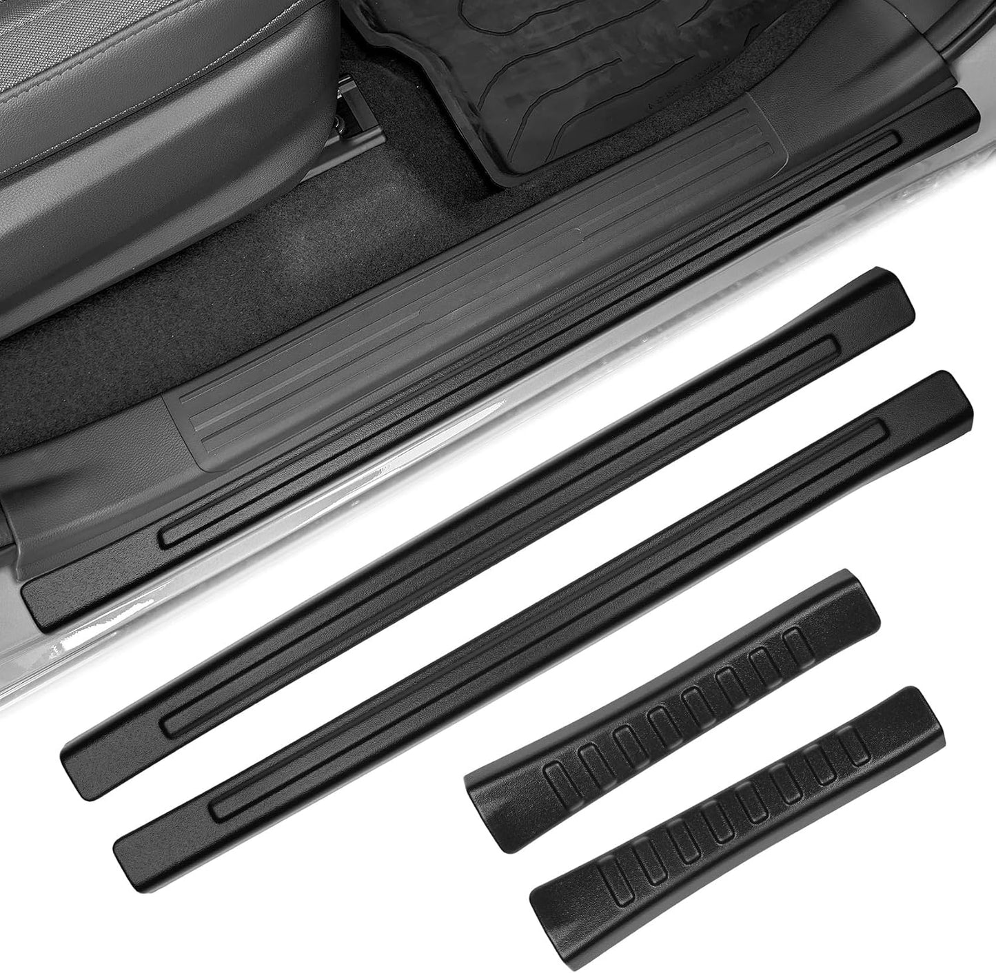 4 Protectores umbral puerta Subaru Forester 2025-2026 ABS